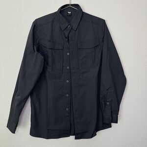 Condor Tactical Shirt Medium Rip-Stop Long Sleeve Uniform Graphite Gray Tac-Pro